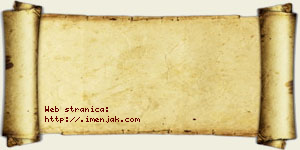 Zorana Jovanić vizit kartica